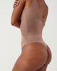 Body con ferretto perizoma contenitivo pancia in seta - Intimo modellante snellente contenitivo donna